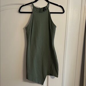 Windsor Green Halter Dress